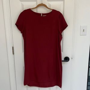 Cuyana silk tee dress